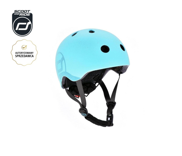 Scoot & Ride Kask Ochronny S-M dla dzieci 3+ Blueberry - 1014704 - zdjęcie 2